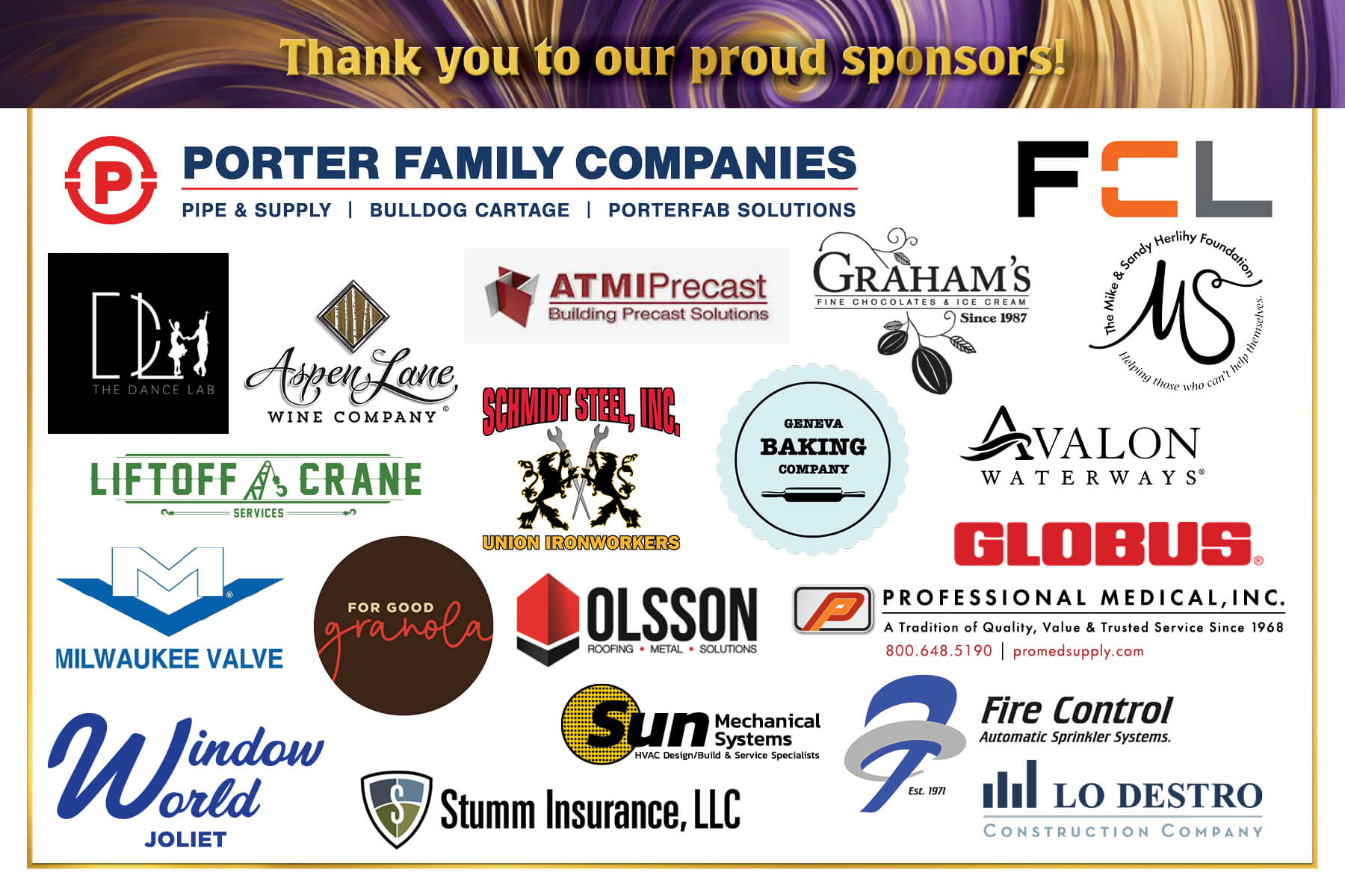 Thank you to our proud sponsors!