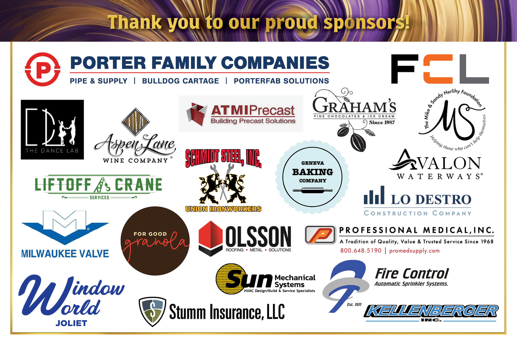 Thank you to our proud sponsors!