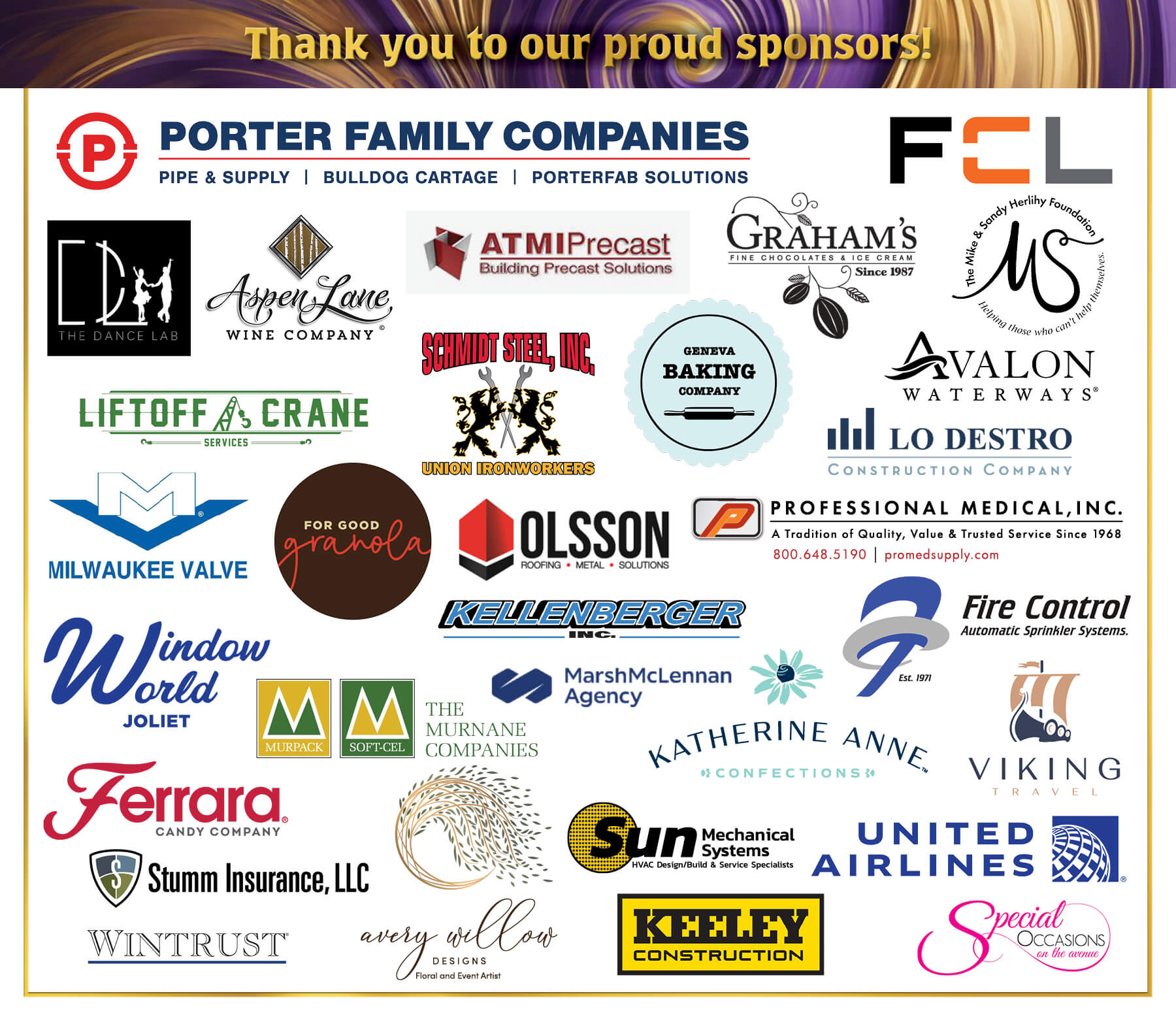 Thank you to our proud sponsors!